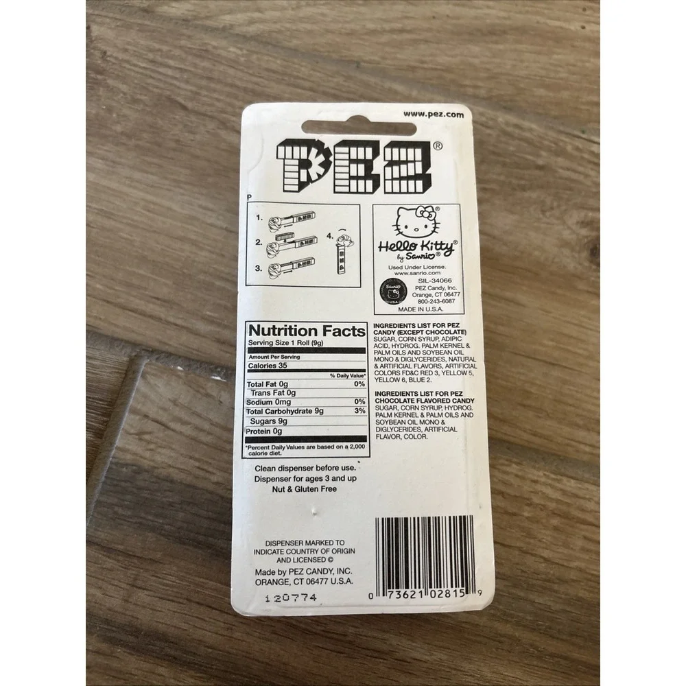 HELLO KITTY PINK BOW PEZ DISPENSER Sealed Candy Maybe‎ expired